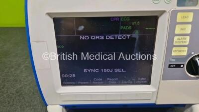 Zoll R Series Plus Defibrillator / Monitor (Powers Up) Including ECG and Printer Options with 1 x Paddle Lead *SN AF13C027885* - 2