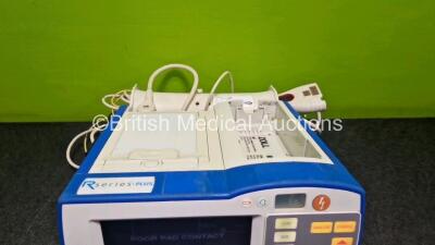 Zoll R Series Plus Defibrillator / Monitor (Powers Up) Including ECG and Printer Options with 1 x Paddle Lead and 3 Lead ECG Lead *SN AF13C027844* - 4