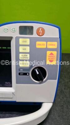 Zoll R Series BLS Defibrillator / Monitor (Powers Up) Including , ECG and Printer Options with 1 x Paddle Lead *SN AF14C035932* - 3