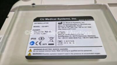 2 x CU Medical Systems Inc iPAD Intelligent Public Access Defibrillators (Both Suspected Flat Batteries) in Case with 2 x Flat LimNo2 Batteries *SN G1N20Y0506 / G1N20YD459* - 4