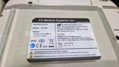 2 x CU Medical Systems Inc iPAD Intelligent Public Access Defibrillators (Both Suspected Flat Batteries) in Case with 2 x Flat LimNo2 Batteries *SN G1N20Y0506 / G1N20YD459* - 5