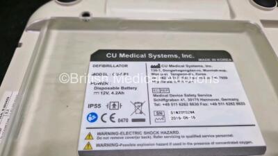 2 x CU Medical Systems Inc iPAD Intelligent Public Access Defibrillators (Both Suspected Flat Battery ) in Case with 2 x Flat LimNo2 Batteries *SN G1N20Y0546 / G1N20Y0244* - 5