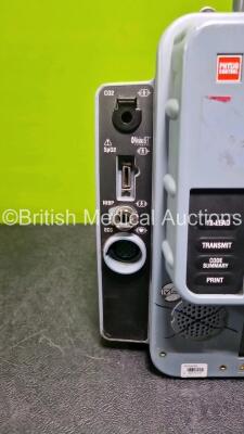 Medtronic Physio-Control Lifepak 15 12-Lead Monitor / Defibrillator *Mfd - 2012* Ref - 99577-000656, P/N - V15-2-001003 Including Pacer, Auxiliary Power, CO2, SPO2, NIBP, ECG and Printer Options (No Power Damaged / Missing Casing, Spares and Repairs) *SN - 4