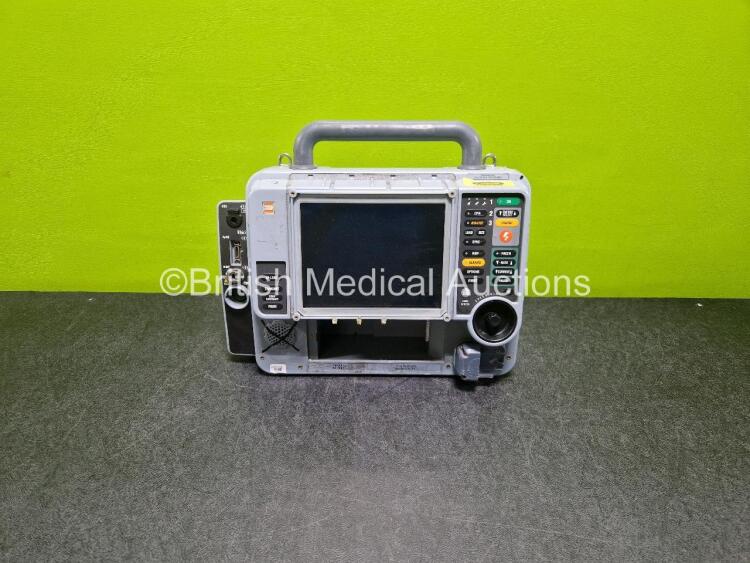 Medtronic Physio-Control Lifepak 15 12-Lead Monitor / Defibrillator *Mfd - 2010* Ref - 99577-000025, P/N - V15-2-000030 Including Pacer, Auxiliary Power, CO2, SPO2, NIBP, ECG and Printer Options (No Power Damaged / Missing Casing, Spares and Repairs) *SN