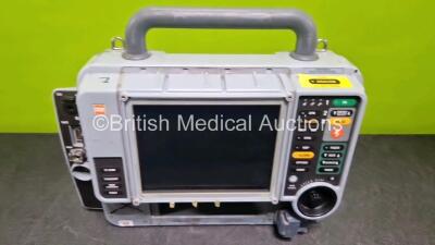 Medtronic Physio-Control Lifepak 15 12-Lead Monitor / Defibrillator *Mfd - 2010* Ref - 99577-000025, P/N - V15-2-000030 Including Pacer, Auxiliary Power, CO2, SPO2, NIBP, ECG and Printer Options (No Power Damaged / Missing Casing, Spares and Repairs) *SN - 4