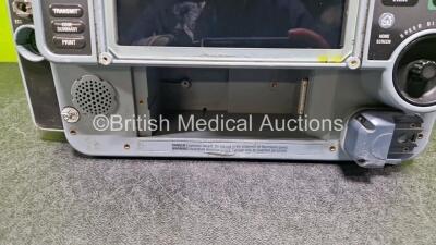 Medtronic Physio-Control Lifepak 15 12-Lead Monitor / Defibrillator *Mfd - 2010* Ref - 99577-000025, P/N - V15-2-000030 Including Pacer, Auxiliary Power, CO2, SPO2, NIBP, ECG and Printer Options (No Power Damaged / Missing Casing, Spares and Repairs) *SN - 4