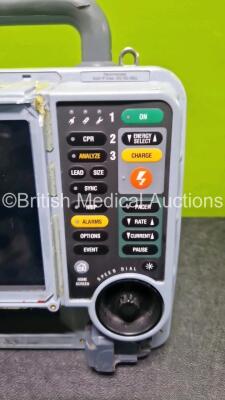 Medtronic Physio-Control Lifepak 15 12-Lead Monitor / Defibrillator *Mfd - 2010* Ref - 99577-000025, P/N - V15-2-000030 Including Pacer, Auxiliary Power, CO2, SPO2, NIBP, ECG and Printer Options (No Power Damaged / Missing Casing, Spares and Repairs) *SN - 2