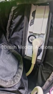 GS Corpuls3 Slim Defibrillator Ref : 04301 (Powers Up) with Corpuls Patient Box Ref : 04200 (Powers Up) with Pacer, Oximetry, ECG-D, ECG-M, CO2, CPR, NIBP and Printer Options, 4 and 6 Lead ECG Leads, CO2 Cable, CPR Sensor, Hose, Cuff, 3 x Li-ion Batteries - 4