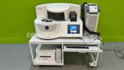 Horiba ABX Pentra 400 Chemistry Analyser on Mobile Table with Accessories (Powers Up) ***CD129***