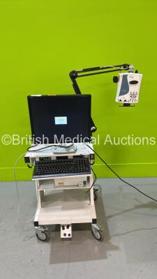 Natus Neurology Workstation with Monitor, Natus Nicolet AT2+6 Amplifier and Accessories (HDD REMOVED)