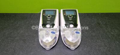 2 x ResMed Stellar 100 CPAP Units (Both Power Up and 1 x Loose Casing - See Photo) with 2 x ResMed H4i Humidifier *SN 22191524629 / 22191574248*