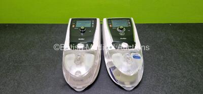 2 x ResMed Stellar 150 CPAP Units (Both Power Up) with 2 x ResMed H4i Humidifiers *SN 22232382912 / 22191574241*