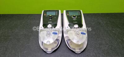 2 x ResMed Stellar 150 CPAP Units (Both Power Up) with 2 x ResMed H4i Humidifiers *SN 22201585369 / 22191574233*