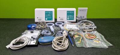 Job Lot Including 2 x St. Jude Medical Merlin @home Transmitters (Both Power Up), 1 x Sorin Group Orchestra Plus Link, 2 x Guidant Model 6577 Units, 1 x Medtronics 2067 Programming Head, 1 x Ela Medical CPR3 Attachment and 4 x Various Patient Monitoring C