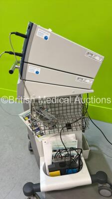 ERBE VIO 200 D Electrosurgical / Diathermy Unit Software Version 2.3.5 with ERBE APC 2 with Footswitch on Trolley (Powers Up) *11426676* - 3