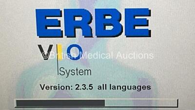 ERBE VIO 200 D Electrosurgical / Diathermy Unit Software Version 2.3.5 with ERBE APC 2 with Footswitch on Trolley (Powers Up) *11426676* - 7