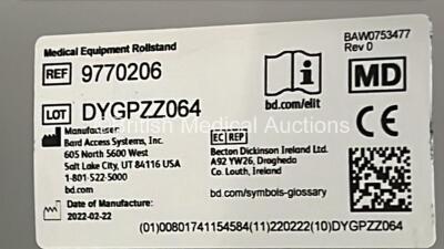 Mixed Lot Including 1 x Fisher and Paykel Airvo 2 Humidifier *Mfd 2017* on Stand (Powers Up) and 2 x Bard Workstations *171016059486* - 5