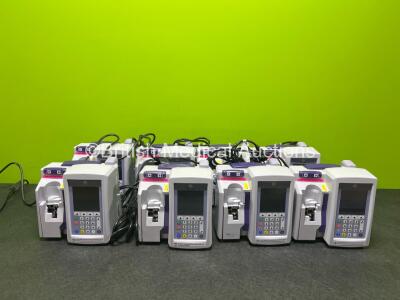 8 x ICU Medical Plum360 Infusion Pumps (All Power Up) *RAK*