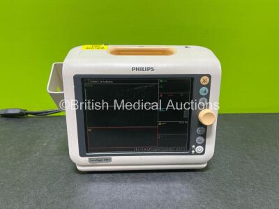 Philips SureSigns VM4 Patient Monitor Including ECG, SPO2 and NIBP Options (Powers Up) *No Serial Number* **No Asset Number**