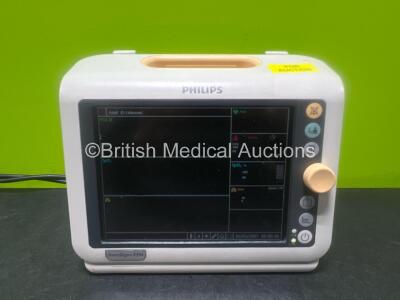 Philips SureSigns VM4 Patient Monitor Including ECG, SPO2 and NIBP Options (Powers Up) *SN US12568816* **No Asset Number**