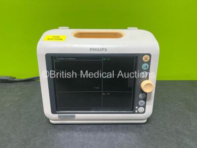 Philips SureSigns VM4 Patient Monitor Including ECG, SPO2 and NIBP Options (Powers Up) *SN US12568817* **No Asset Number**