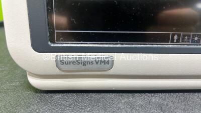 Philips SureSigns VM4 Patient Monitor Including ECG, SPO2 and NIBP Options (Powers Up) *SN US12568817* **No Asset Number** - 2