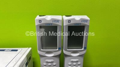 2 x Abbott i-STAT 1 Analyzers Model 300 with Attachments - 2