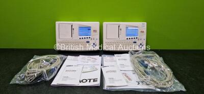 Job Lot Including 2 x Seca CT8000i ECG Machines with 2 x 10 Lead ECG Leads (Both Power Up)