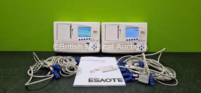 Job Lot Including 2 x Seca CT8000i ECG Machines with 2 x 10 Lead ECG Leads (Both Power Up)