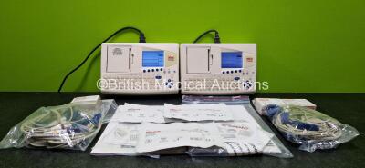 Job Lot Including 2 x Seca CT8000i ECG Machines with 2 x 10 Lead ECG Leads (Both Power Up)