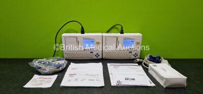 Job Lot Including 2 x Seca CT8000i ECG Machines with 2 x 10 Lead ECG Leads (Both Power Up)