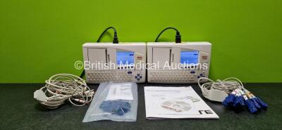 Job Lot Including 2 x Seca CT8000i ECG Machines with 2 x 10 Lead ECG Leads (Both Power Up)