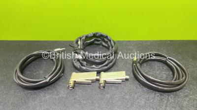 2 x Microaire Pulse Lavage 4740 Handpieces with 3 x Air Hoses