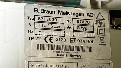 1 x B.Braun Infusomat Space Syringe Pump (Powers Up) and 10 x B.Braun Perfusor Space Syringe Pumps (All Spares / Repairs) *SN 10087 / 10120 / 97868 / 98117 / 178079 / 178045 / 98159 / 97851 / 98101 / 71822* - 7