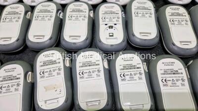 Job Lot of Accu-Chek Performa Blood Glucose Monitoring Systems (Some Missing Battery Covers) with Pouches - 7