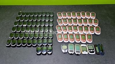 Job Lot of Various Blood Glucose Monitoring Systems (Some Missing Battery Covers) with Pouches - 2