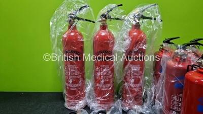 Job Lot Including 3 x Britannia Blazex Fire Extinguishers Carbon Dioxide *Like New* and 6 x Britannia Blazex Fire Extinguishers ABC Powder *Like New* **Collection Only, Not Available For Shipping Or Packaging** - 4