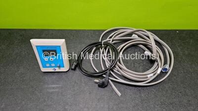 Mixed Lot Including 1 x VBM Cuff Controller and 1 x ECG Cable and Power Supply *SN 1609-CC02-0791* - 2