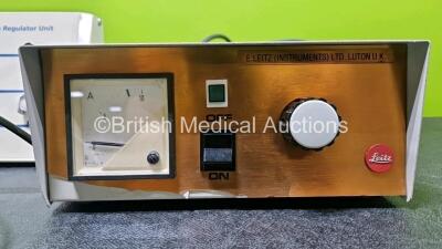 Mixed Lot Including 1 x Wild Leitz MPS 46 Photoautomat (Powers Up, Damaged Screen - See Photos) , 1 x Leitz Amplifier (No Power), 1 x Laerdal Link Box (Powers Up), 1 x Simman & Airman Regulator Unit and 1 x Philips Press Module - 7