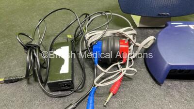 Job Lot Including 1 x Aurical Aud 1081 Fitting Audiometers *Mfd 2014* (Powers Up) with Headphones, Speaker and Power Supplies - 4