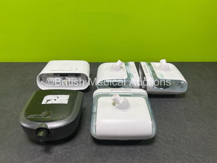 Mixed Lot Including 1 x Philips Respironics Dreamstation, 3 x Philips Respironics Dreamstation Humidifiers, 1 x Dreamstation 2 Auto CPAP Humidifier