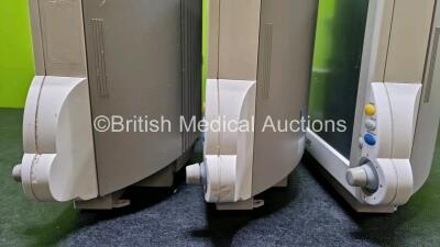 Job Lot Including 6 x Philips IntelliVue MP70 Patient Monitors (All Damaged Casings - See Photo) and 6 x Philips Module Racks (All Damaged) - 13