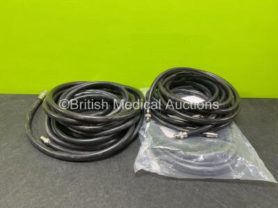 7 x Gas hoses