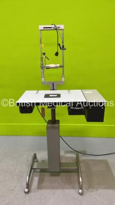 Hydraulic Ophthalmic Table with Chin Rest (Draws Power)