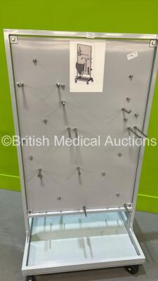 3 x Berchtold Operating Table Accessory Trolleys - 3