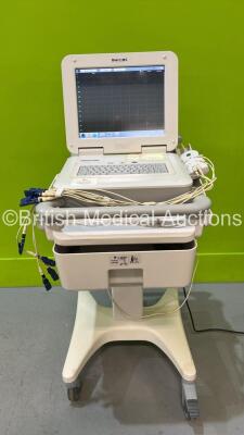 Philips PageWriter TC70 ECG Machine on Stand with ECG Leads (Powers Up) *US01208845* ***CI146***