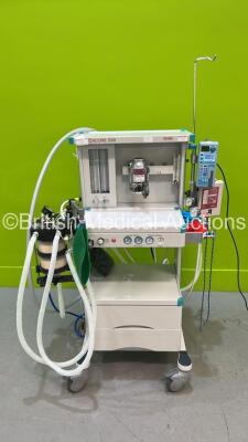 Braun Encore 500 Anaesthesia Machine with Absorber, Ampall IP-700 Infusion Pump, GAS Isoflurane Vaporizer and pneuPAC ventiPAC 5 Ventilator and Hoses (Powers Up) *S/N 2142*