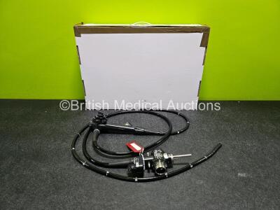 Olympus CF-Q260DL Video Colonoscope in Case - Engineer's Report : Optical System - No Fault Found, Angulation - No Fault Found, Insertion Tube - No Fault Found , Light Transmission - No Fault Found, Channels - No Fault Found, Leak Check - No Fault Found *