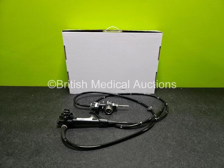 Olympus CF-Q260DL Video Colonoscope in Case - Engineer's Report : Optical System - No Fault Found, Angulation - No Fault Found, Insertion Tube - Monor Kink at Grip, Light Transmission - No Fault Found, Channels - No Fault Found, Leak Check - No Fault Foun