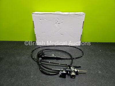 Olympus CF-Q260DL Video Colonoscope - Engineer's Report : Optical System - No Fault Found, Angulation - No Fault Found, Insertion Tube - No Fault Found , Light Transmission - Kinks in Light Guide Tube at Plug End, Channels - No Fault Found, Leak Check - N